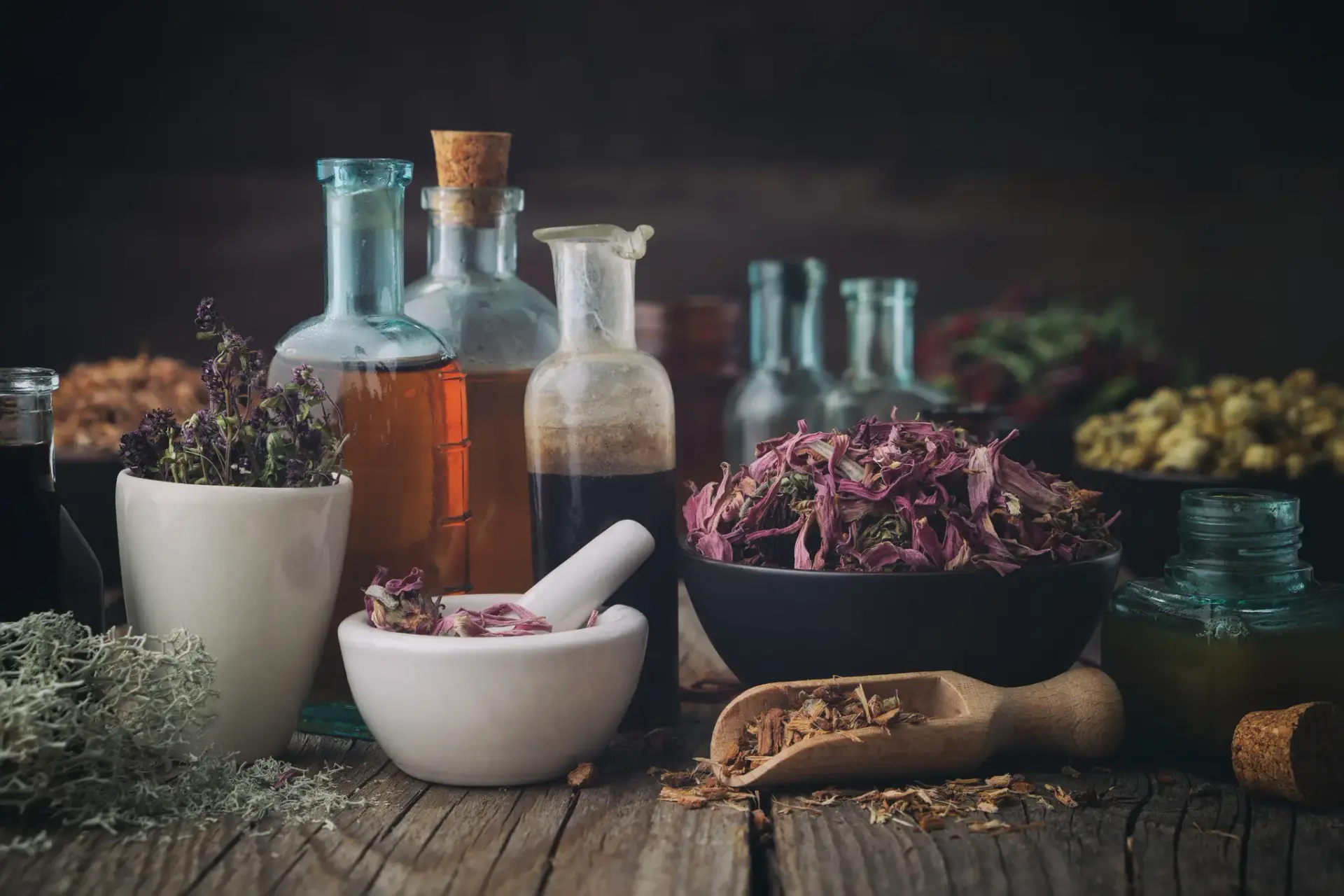Botanical medicine and natural therapies used at a South Tempe, AZ clinic