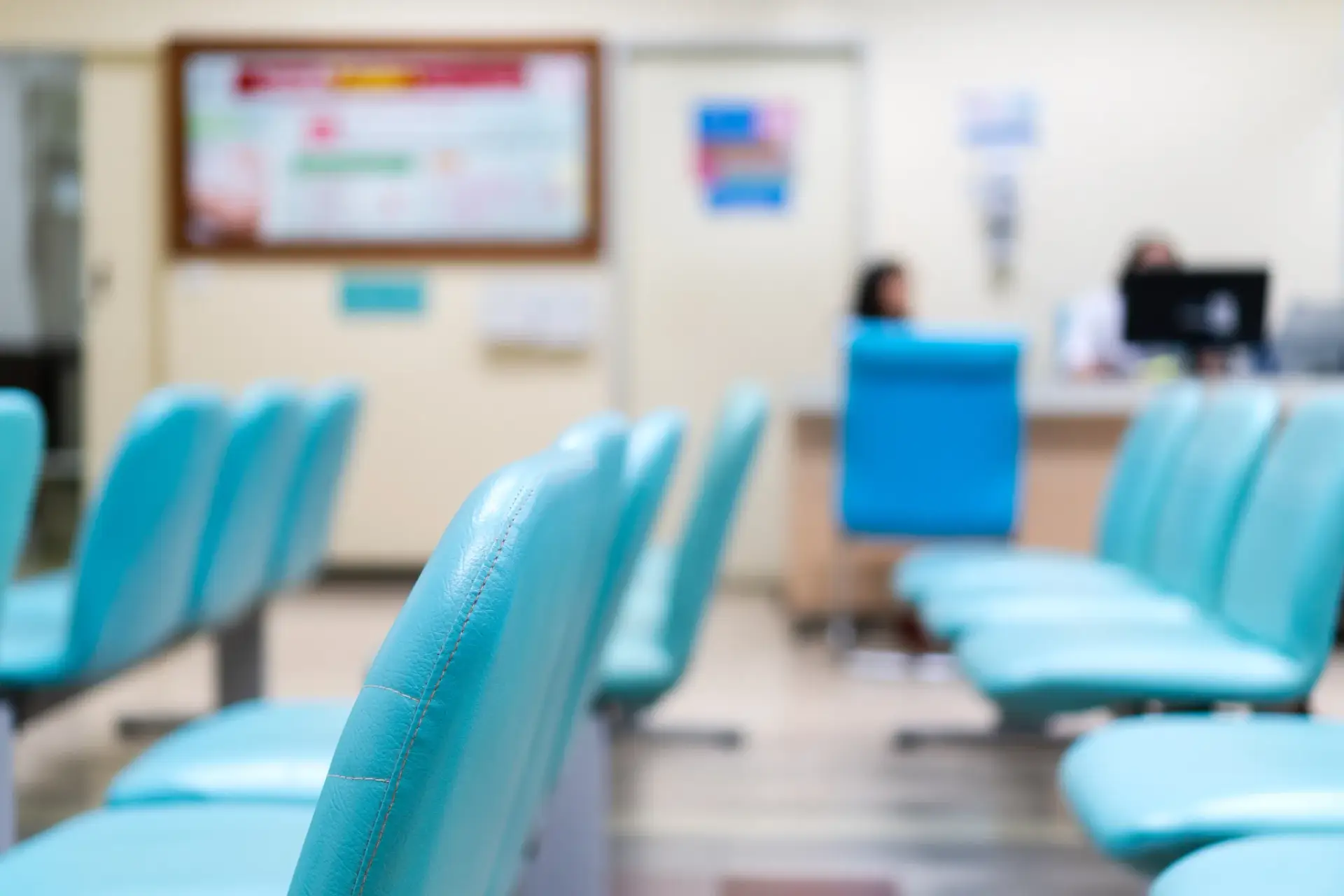 A clinic reception and check-in desk in South Tempe, AZ