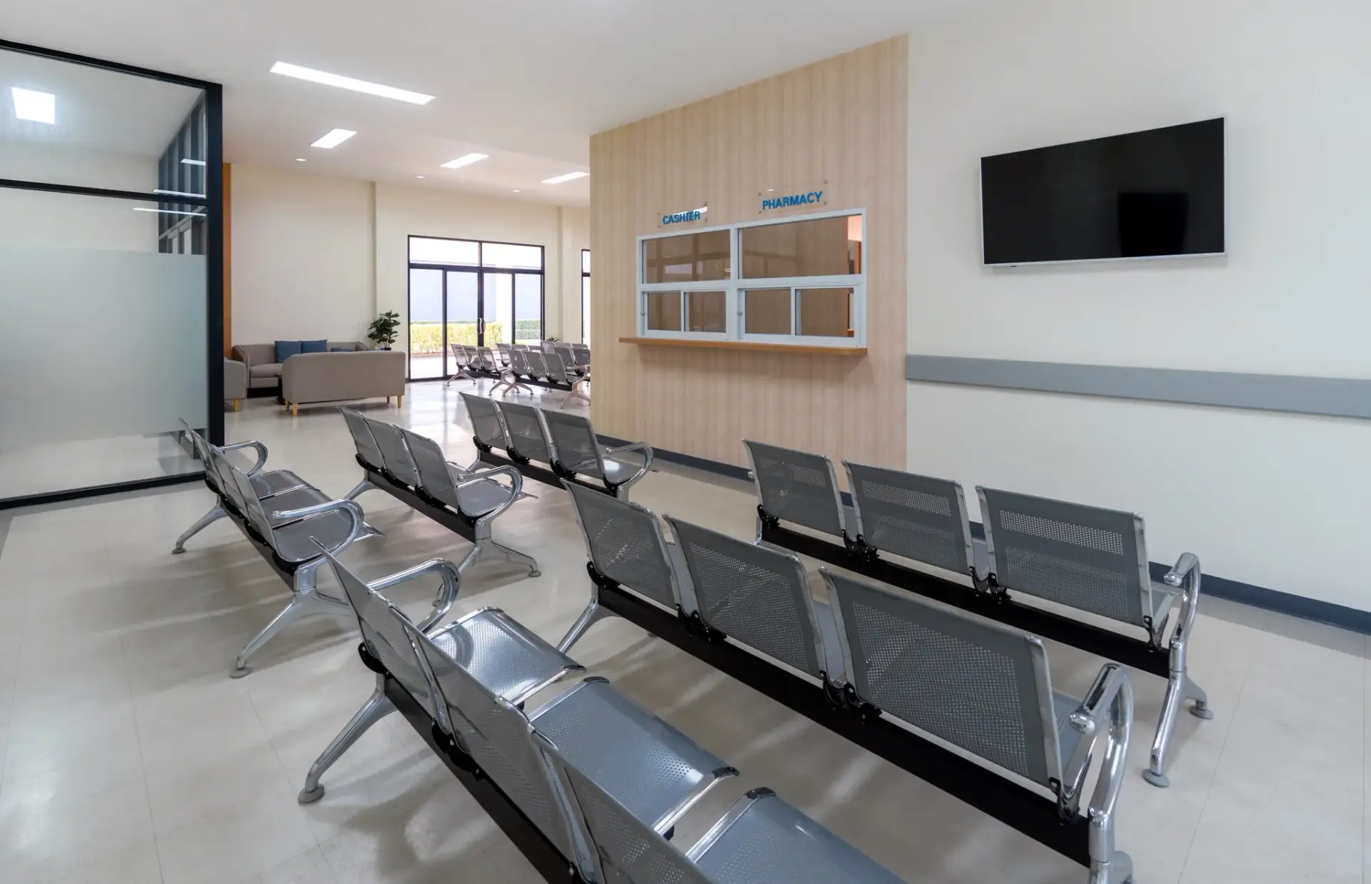 The patient waiting area at a naturopathic medical clinic in South Tempe, AZ