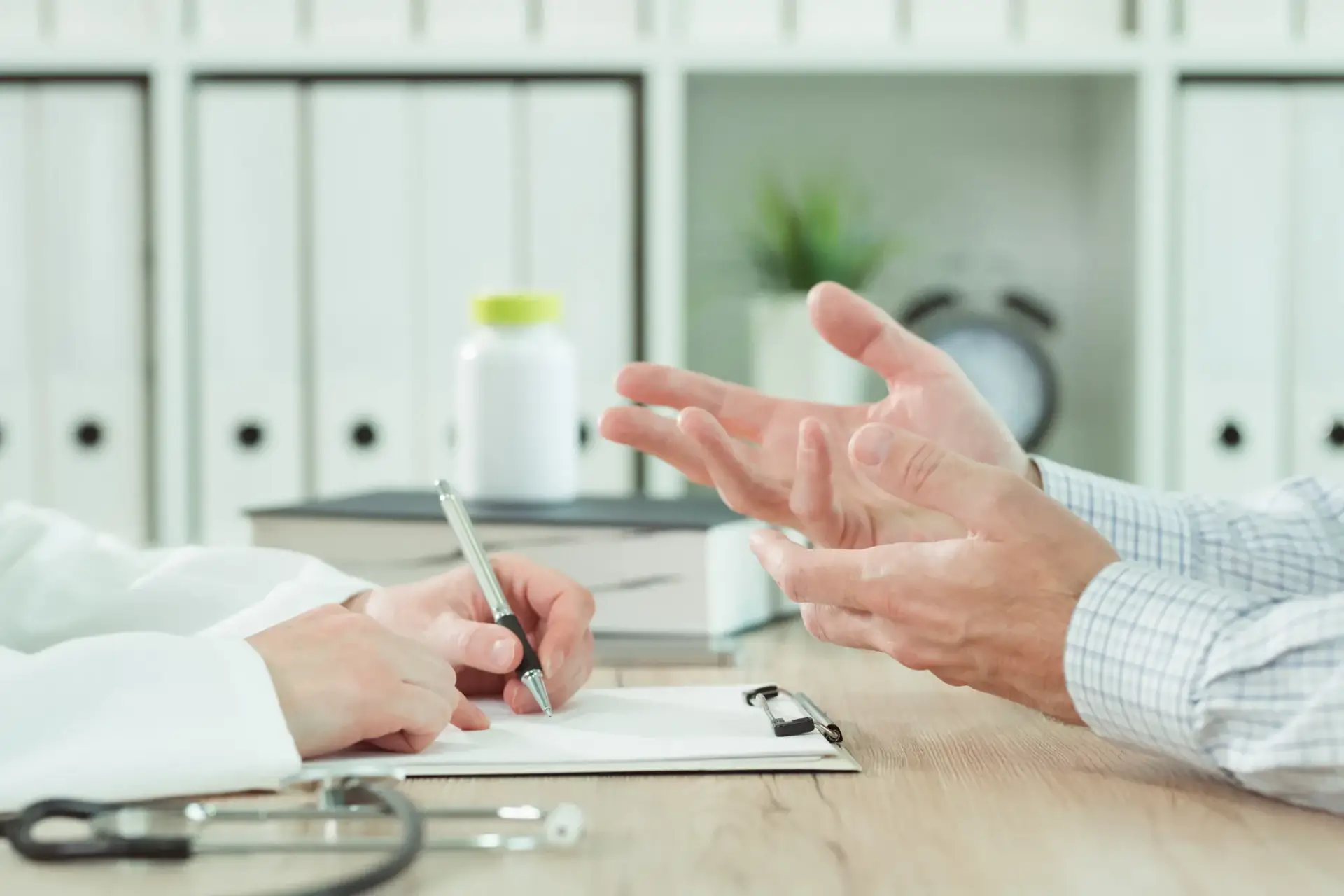A naturopathic physician in consultation with a patient in South Tempe, AZ