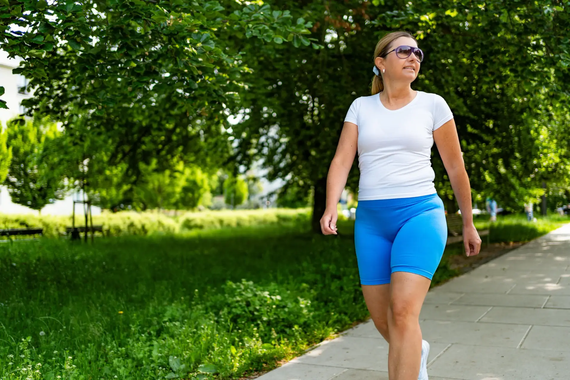 An active woman in midlife staying strong and energetic in South Tempe, AZ