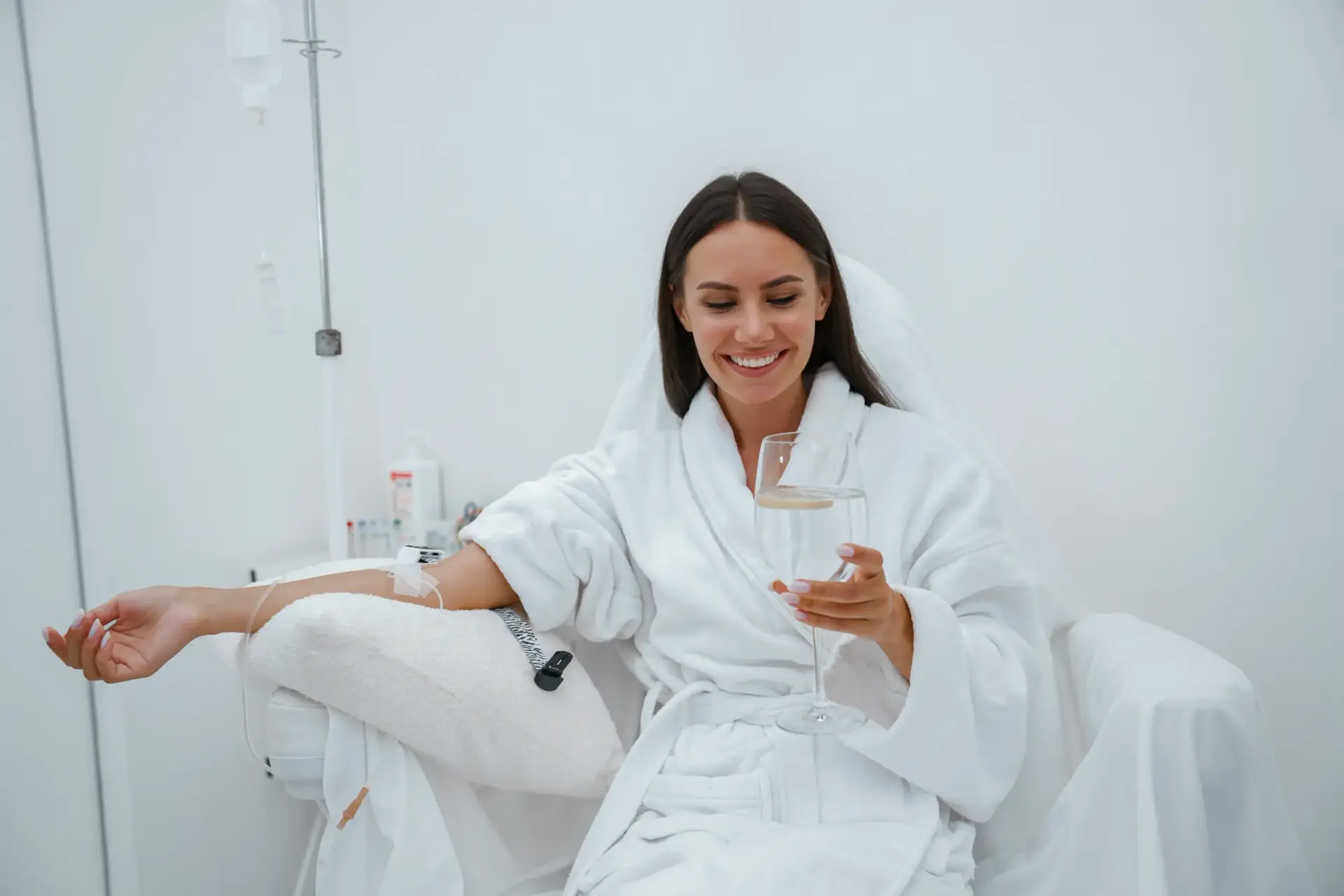 Hydration and wellness IV session at Pure Body Health in South Tempe