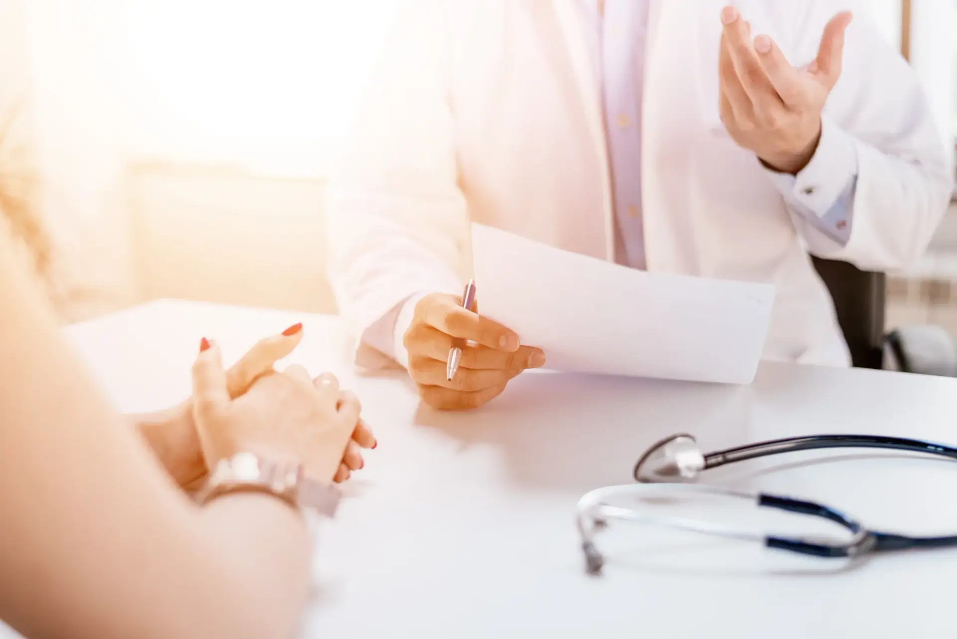 A private physician consultation before an O-Shot treatment in South Tempe, AZ