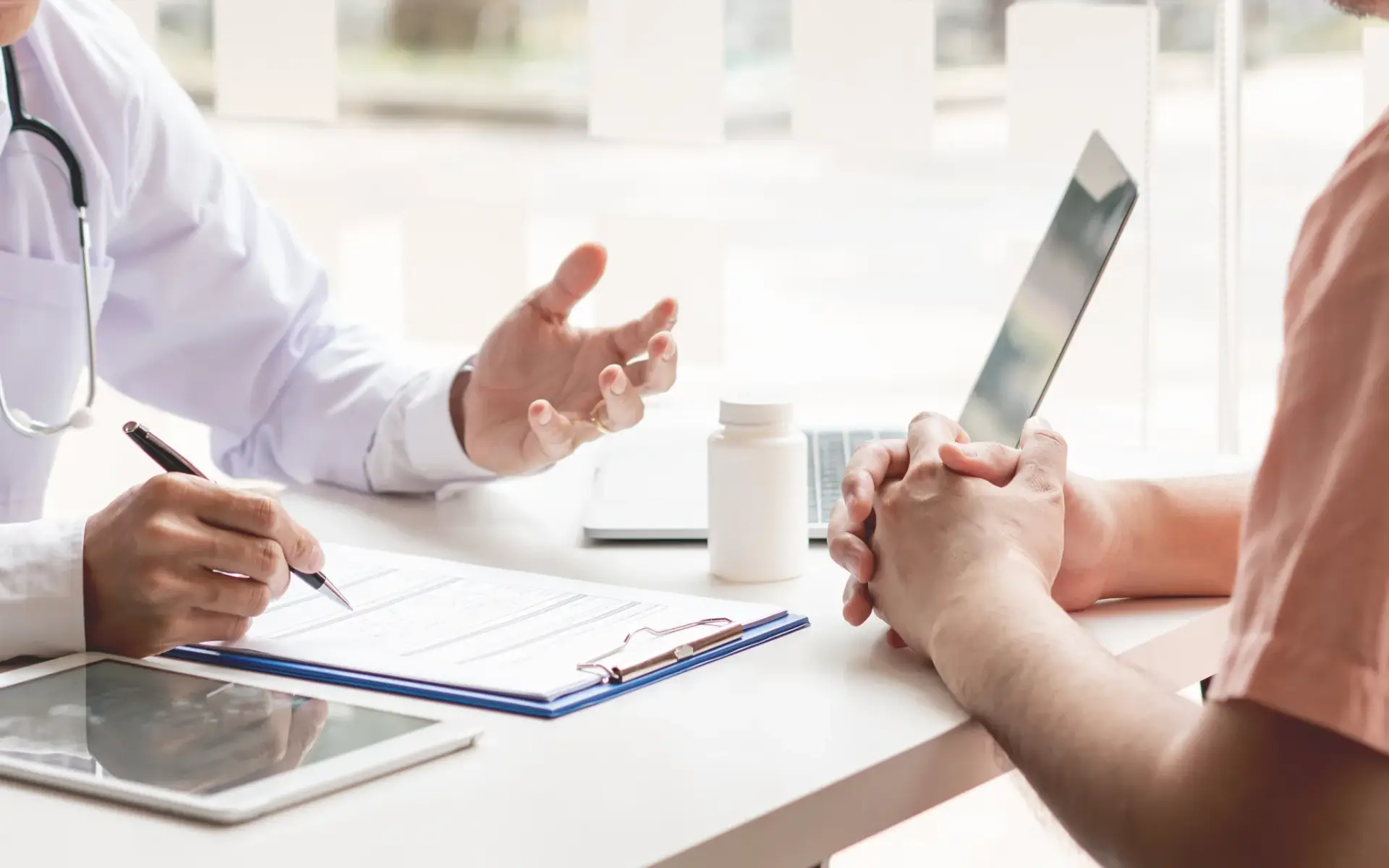 A private physician consultation before a P-Shot treatment in South Tempe, AZ