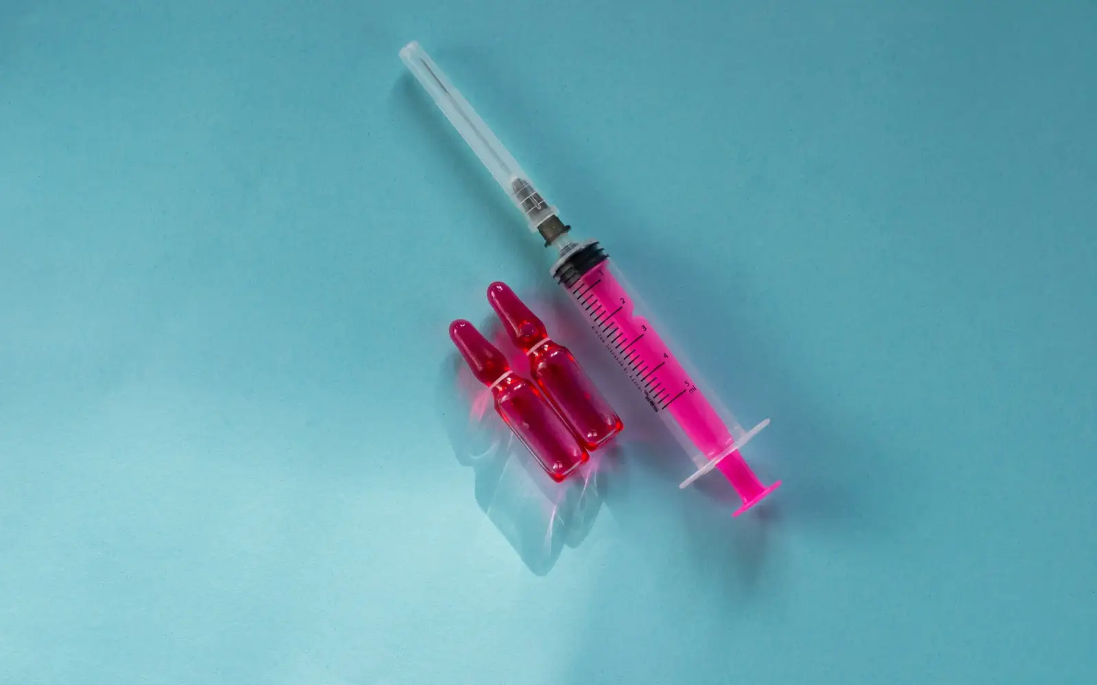 Sterile injection supplies laid out for a peptide therapy appointment in South Tempe, AZ